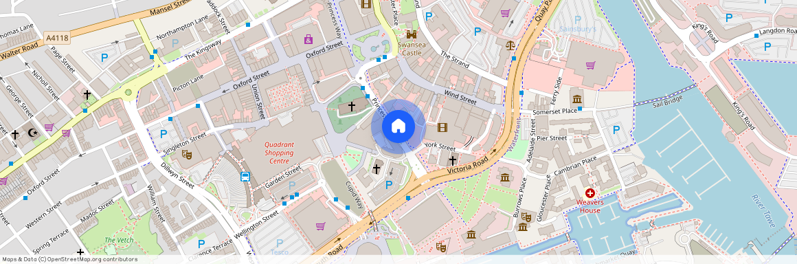 Princess Way, SA1 3LW, Swansea