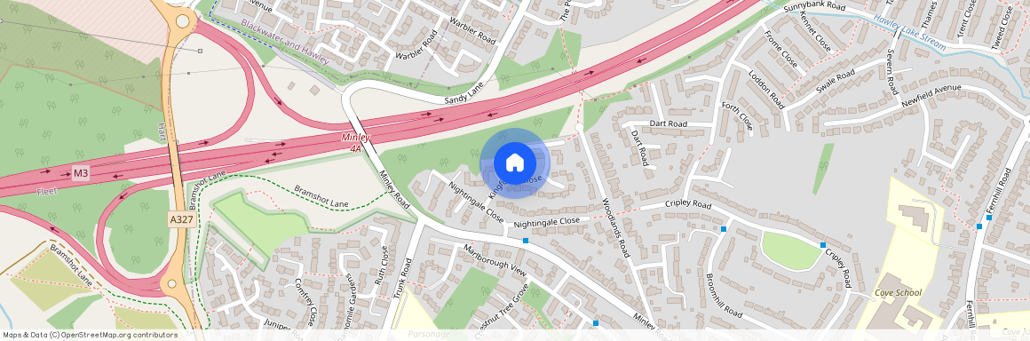 Kingfisher Close, Farnborough, Hampshire, GU14