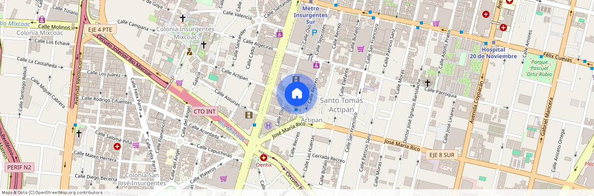 Colonia Actipan, C.P. 03230, Df / Cdmx