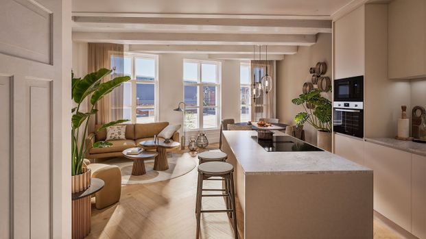 Appartement te huur: Prins Hendrikkade 16-B 1012 TL Amsterdam - Foto 1