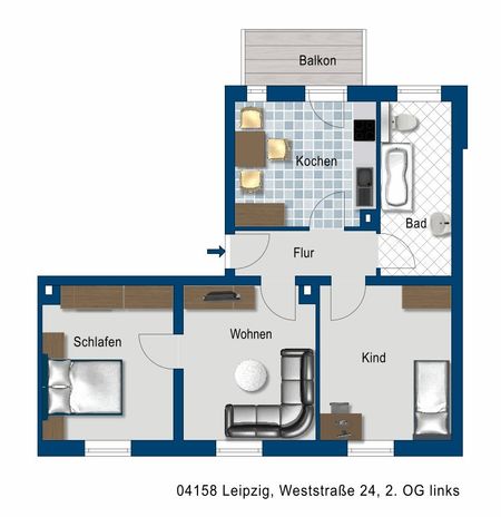 Weststr. 24, 04158 Leipzig OT Lindenthal - Foto 5