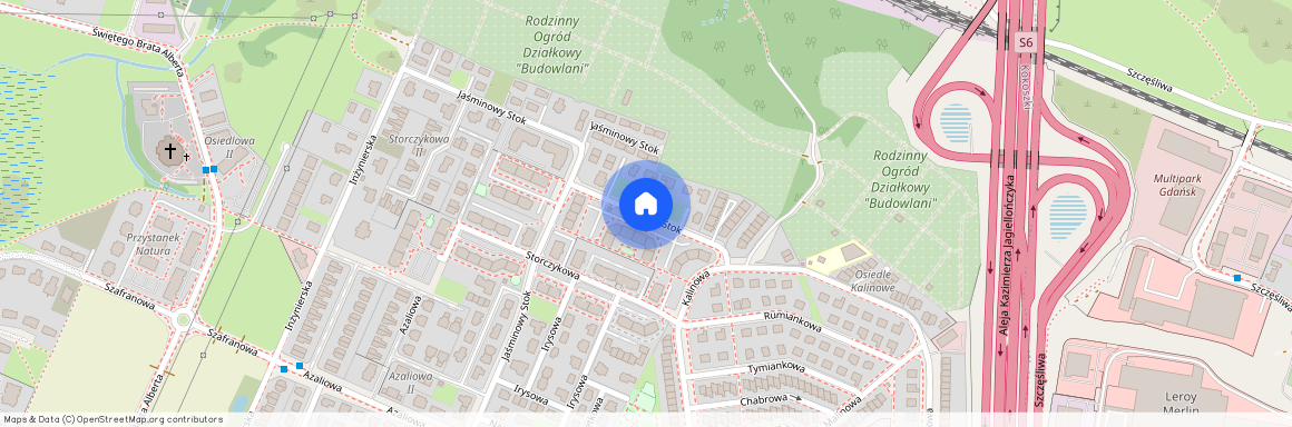 ul. Różany Stok, Kokoszki, Gdańsk, pomorskie