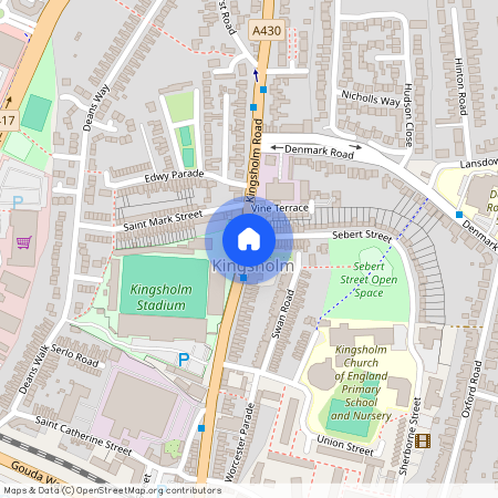 Kingsholm Road, Gloucester, Gloucestershire, GL1