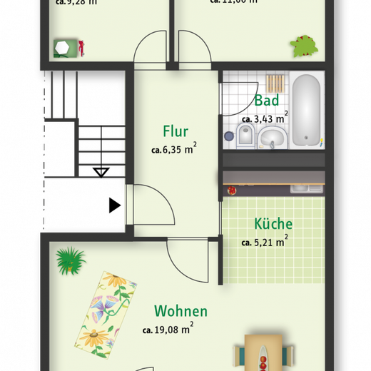 Wir sanieren für Sie - 3 Zimmer-Wohnung in Halle - Photo 2