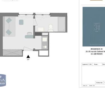 Appartement à louer 1 pièce 16.25m² - Photo 3