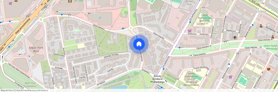 al. Aleja Bohaterów Września, Szczęśliwice, Ochota, Warszawa, mazowieckie