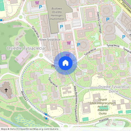 Tysiąclecia, al. Bolesława Krzywoustego, Katowice