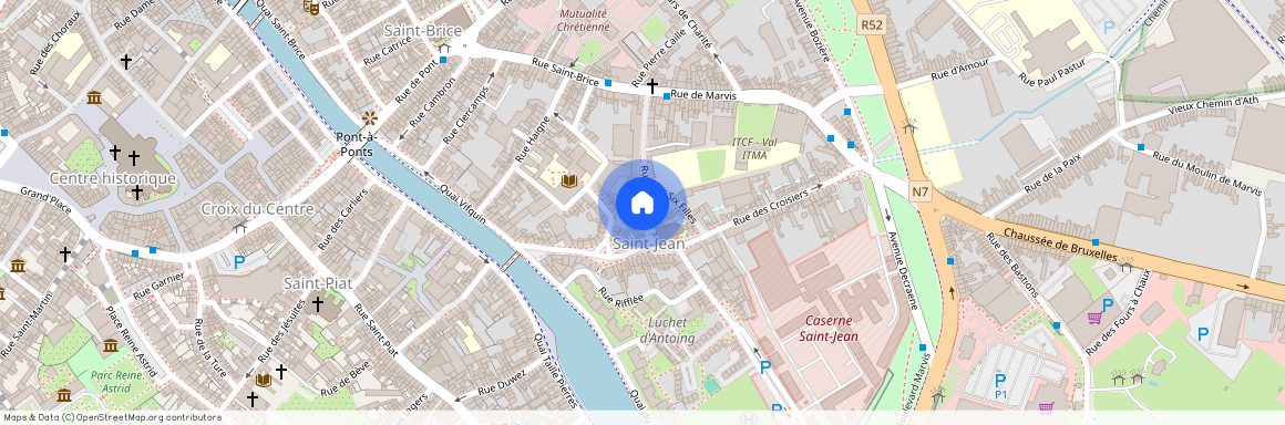 Rue Saint-Jean 20, 7500 Tournai