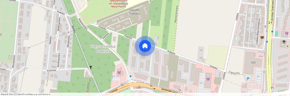 poleska 35, Parkitka, Częstochówka-Parkitka, Częstochowa, śląskie