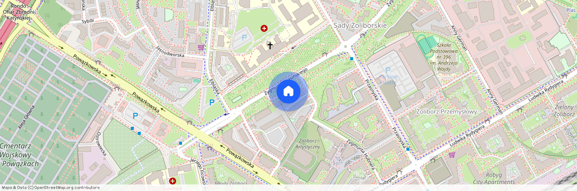 Zygmunta Krasińskiego, Sady Żoliborskie, Żoliborz, Warszawa, mazowieckie