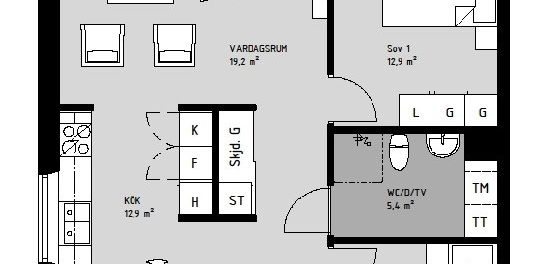 Bokelundsvägen 25 C Växjö - Araby - Foto 2