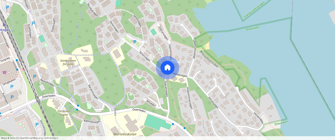 Sopranvägen, Skogås
