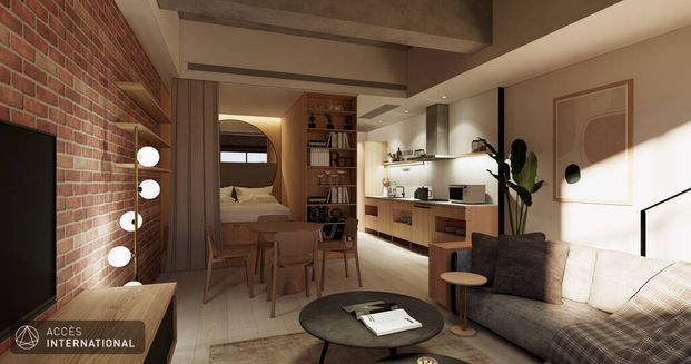 Brand-new studio for rent in the sought-after Mile-Ex, Rosemont/La Petite-Patrie - Photo 1