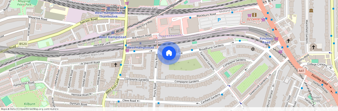 Broadhurst Gardens, West Hampstead, London
