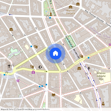 Rue des Deux Tours - Tweetorenstraat 34, 1210 Saint-Josse-ten-Noode - Sint-Joost-ten-Node, Belgium