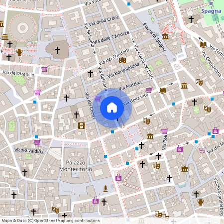 Via del Gambero, 00187, Rome