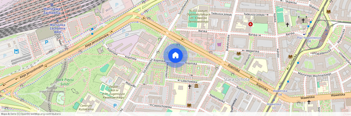 Warszawa, Ochota, Ochota, Stara, Ochota, Kopińska