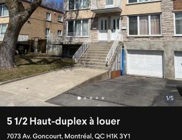 Logement à louer 5 1/2 - Photo 1
