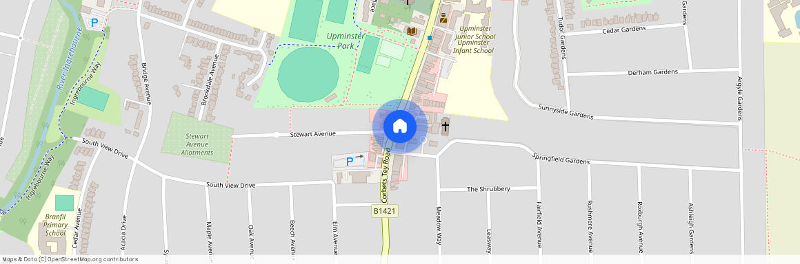 Springfield Court, Corbets Tey Road, Upminster, Greater London, RM14