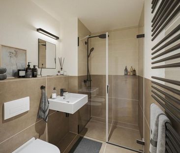 Modernes City-Apartment – Möbliertes 1-Zimmer-Apartment im Gerber L... - Foto 1