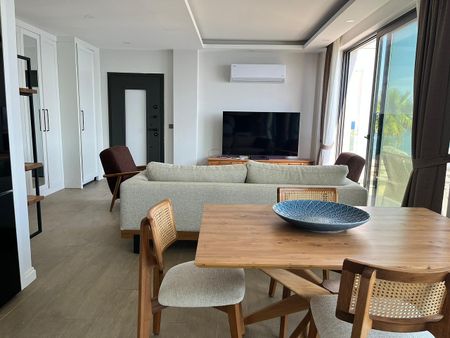 Moblerad lägenhet med havsutsikt i ett komplex i Bodrum Geris - Foto 2