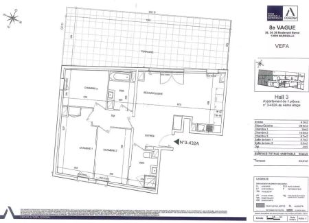 location Appartement T4 DE 82.6m² À MARSEILLE - Photo 5