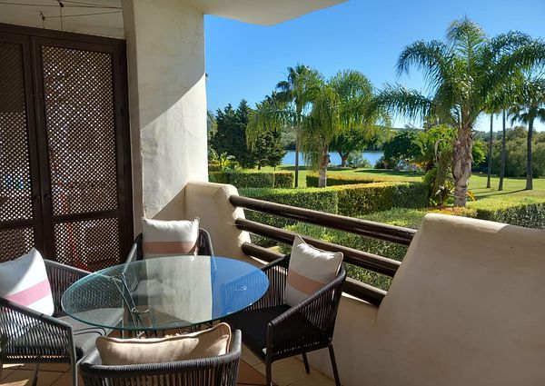 East facing apartment with views of the Bird Sanctuary and the Guadiaro river