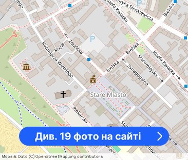 Dwupokojowe mieszkanie z balkonem w centrum miast - Фото 1