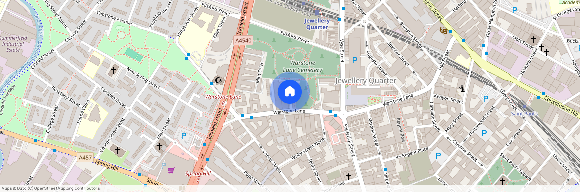 Warstone Parade East, City Centre, Jewellery Quarter, B18 6NR, Birmingham