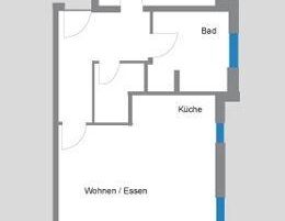 Schöne 2-Zimmer-Wohnung mit Balkon und EBK im Grünen - Photo 1