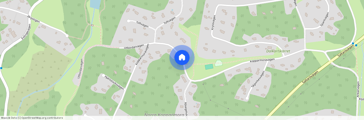 Kopparmoravägen, Värmdö