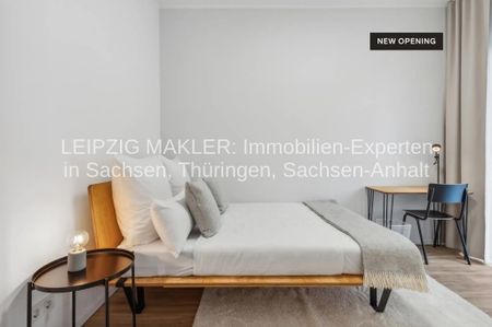 Schönes Zimmer in einem modernen 5-Raum Apartment mit allem inklusive im Zentrum von Leipzig - Photo 3