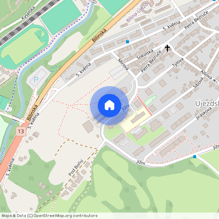 5. května, Bílina - Újezdské Předměstí, okres Teplice