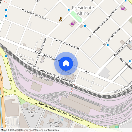Rua Erasmo Braga, 603, Osasco, Osasco - SP, 06213-008, Brazil