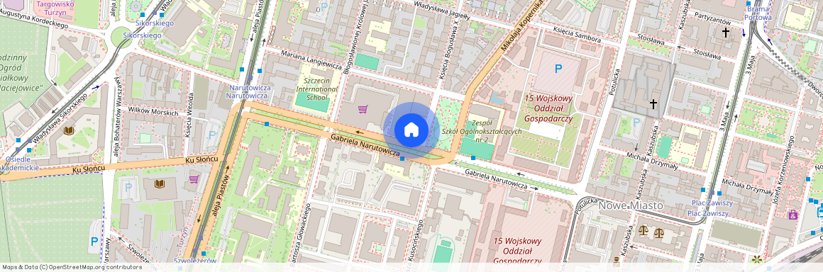 Gabriela Narutowicza 11, Śródmieście-Zachód, Śródmieście, Szczecin, zachodniopomorskie