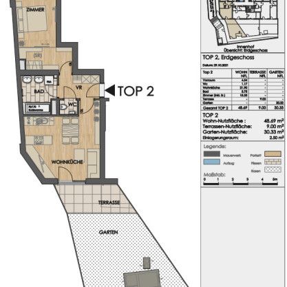 2-Zimmer-Gartenwohnung zu mieten in Oberlaa - Foto 4