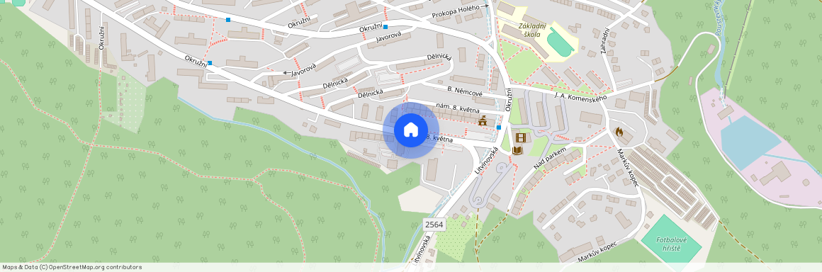 nám. 8. května, Meziboří, okres Most