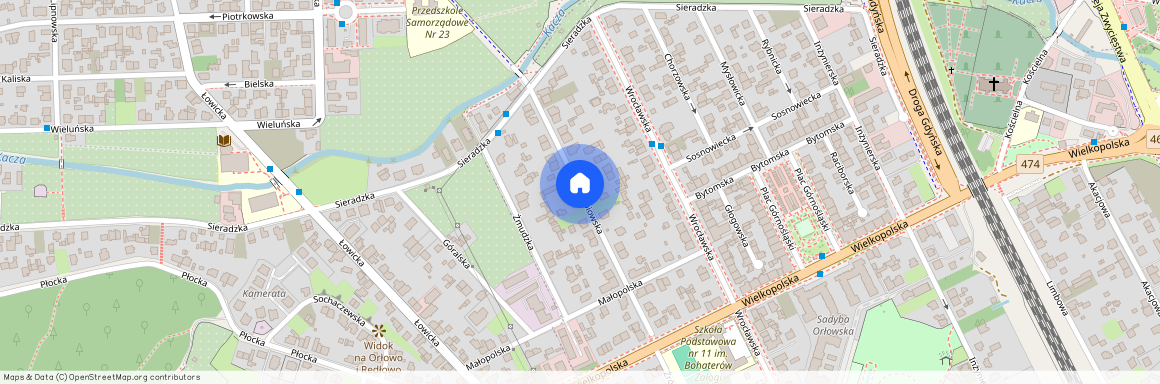 ul. Kurpiowska, Orłowo, Gdynia, pomorskie