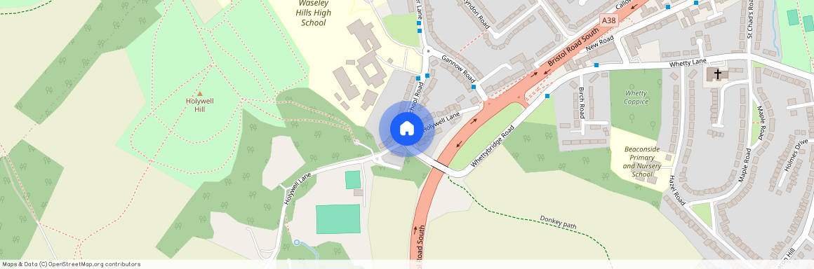 Holywell Lane, Rubery, Rednal, Birmingham, B45