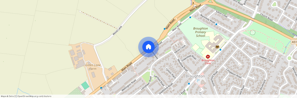 Main Road, Broughton, CH4
