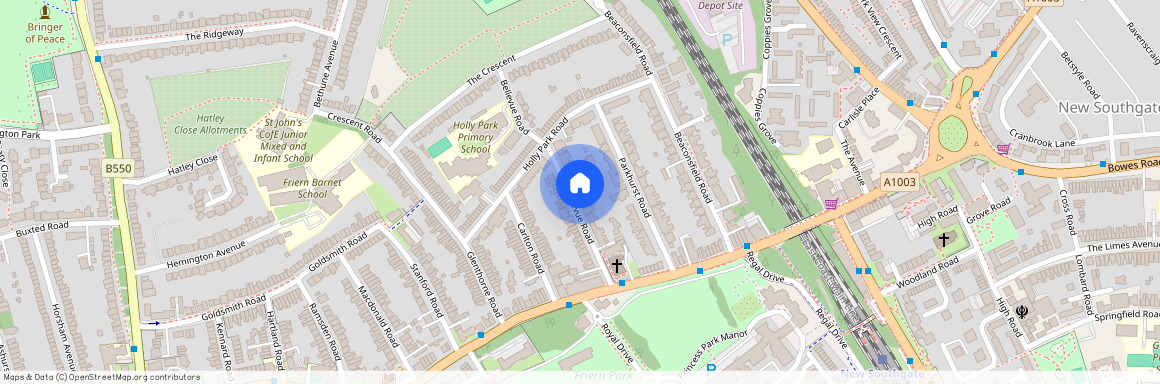 Bellevue Road, Friern Barnet, N11