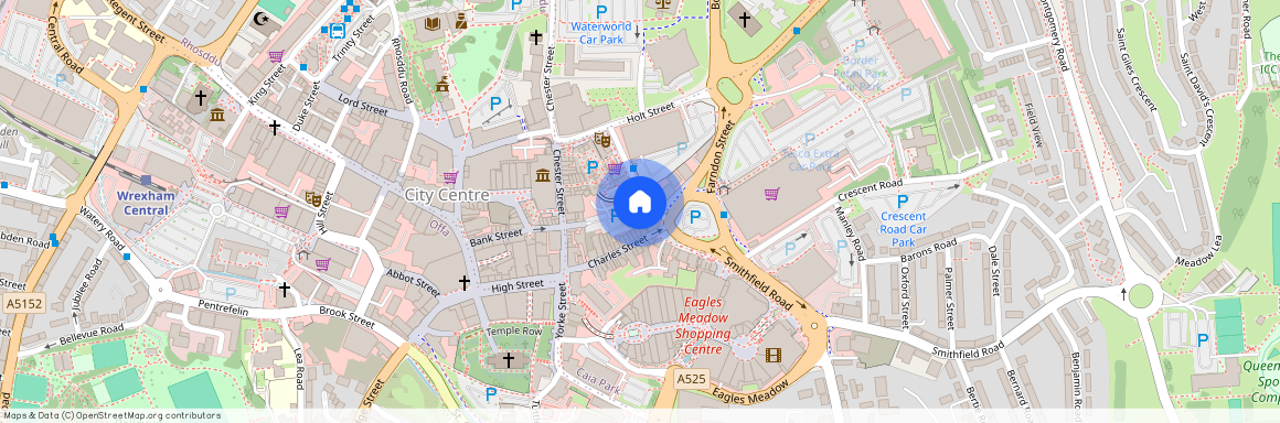 First Floor Flat, 1a Market Street, Wrexham, LL13 8BY