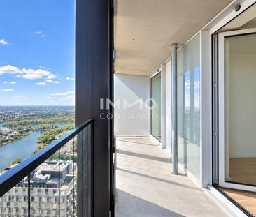 50. Etage mit 10sqm Loggia: Erstbezug - DC2 Tower inkl. Fitnessstudio - Photo 5