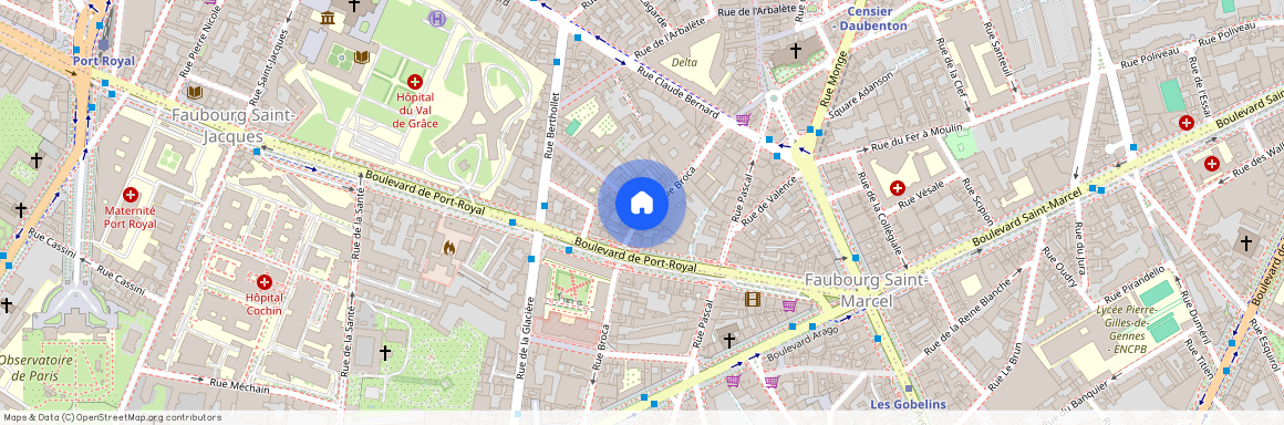 Rue Broca et Rue des Lyonnais 75005 Paris (5e arrondissement)