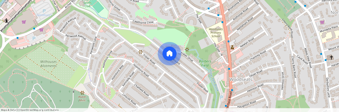 Fraser Crescent, Woodseats, Sheffield, S8 0JF