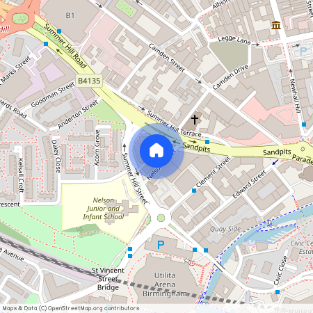 The Quadrant, Sand Pits, Birmingham, B1