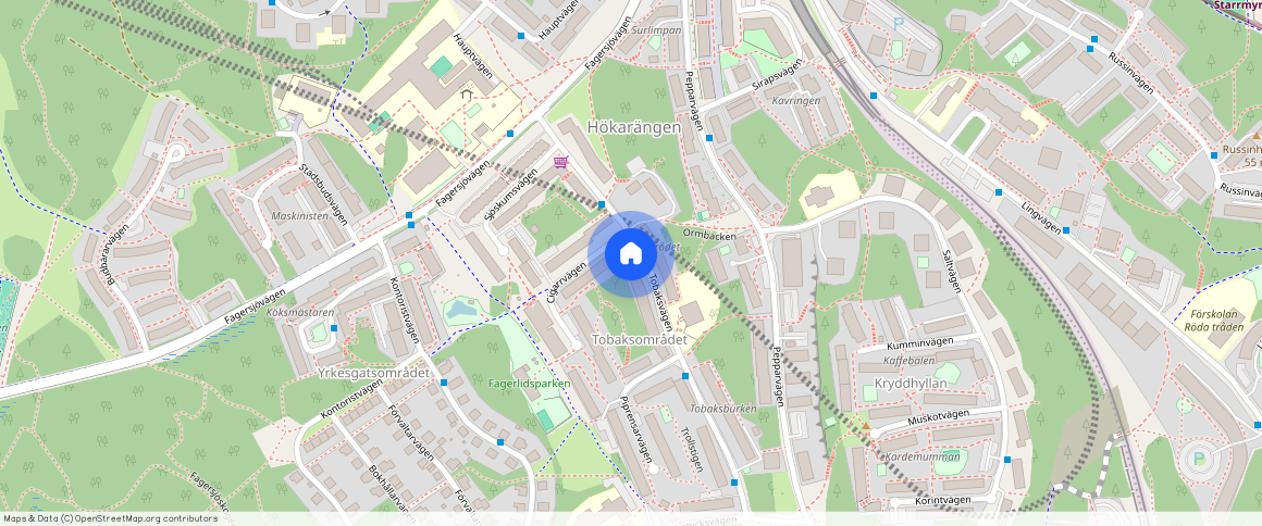 Tobaksvägen **, Hökarängen