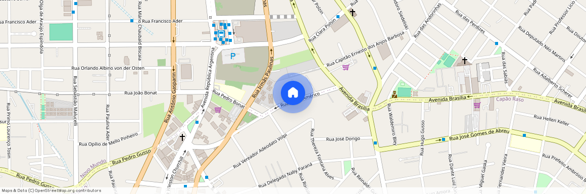 Rua Pedro Américo, 505, Novo Mundo, Curitiba - PR, 81020-480, Brazil