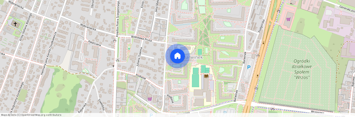 ul. Starowapiennikowa, Barwinek, Kielce, świętokrzyskie