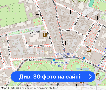 Mieszkanie na wynajem - 29 m² - 1 pokój Stare Miasto Kraków - Фото 1